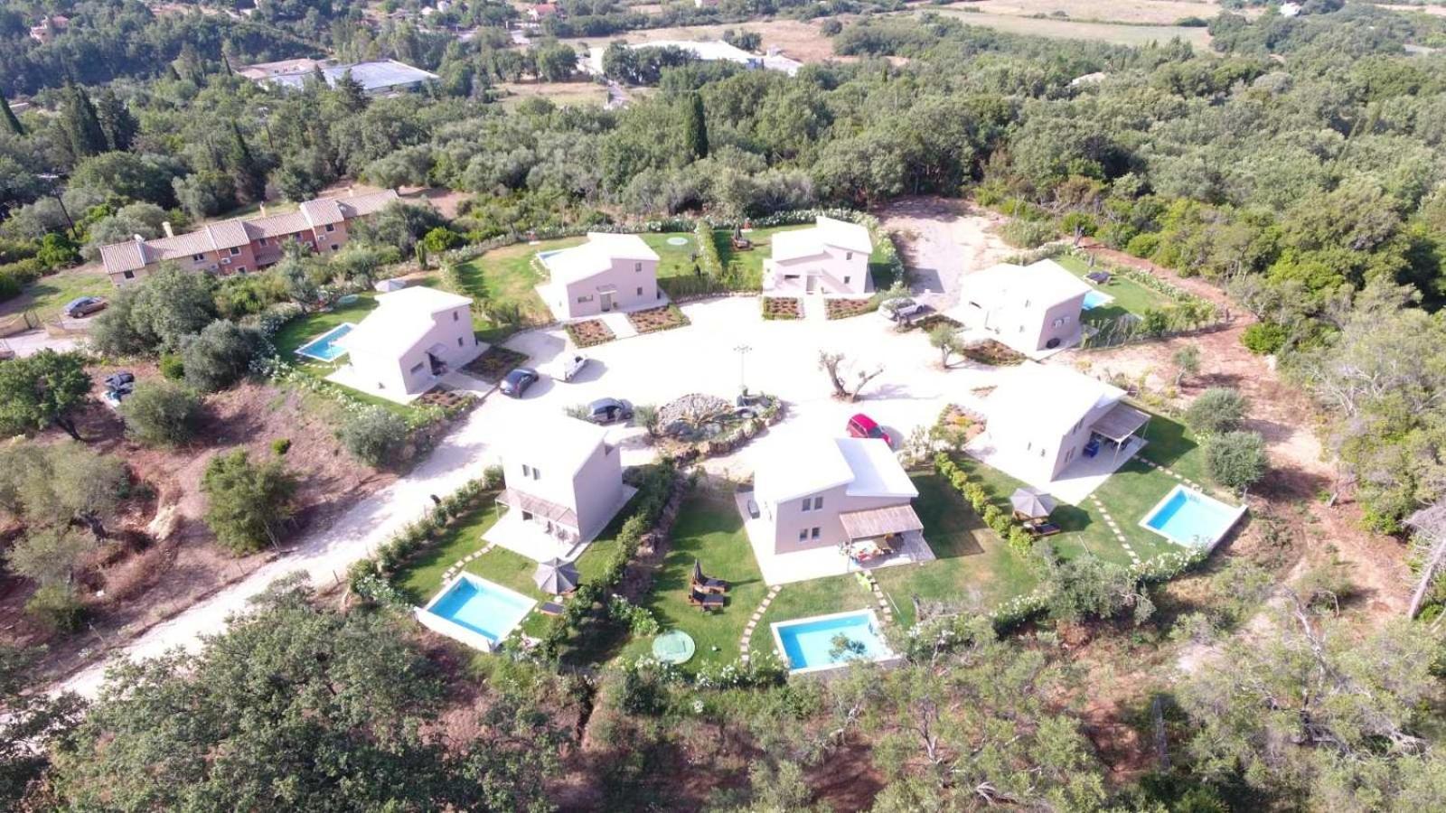 Villas Epta Karpi Complex Of 7 Luxury Villas Skriperon Exterior foto